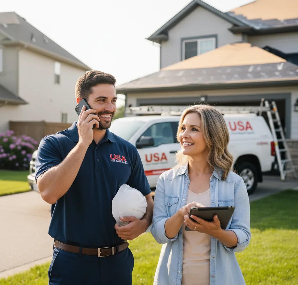 USA Roof Repair Experts customer support in Blairsville